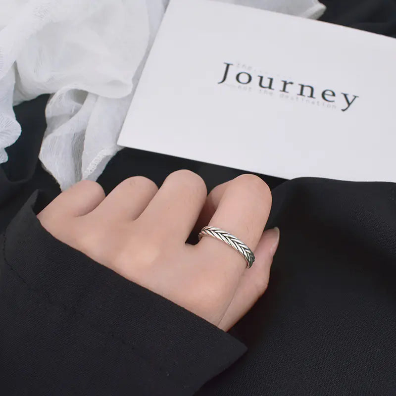 Twisted Braided Ring - Weaved Design Ring