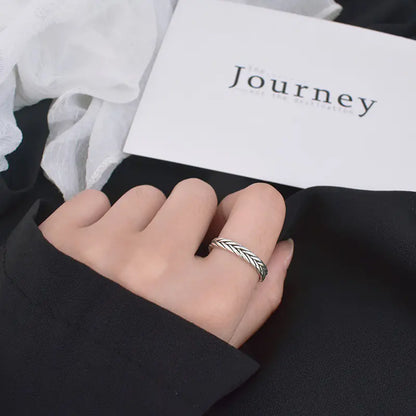 Twisted Braided Ring - Weaved Design Ring