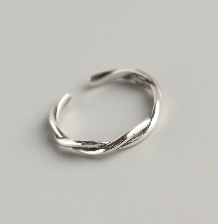 Open Ring, Twisted Ring, Wave Pattern Ring