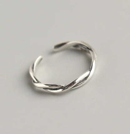 Open Ring, Twisted Ring, Wave Pattern Ring