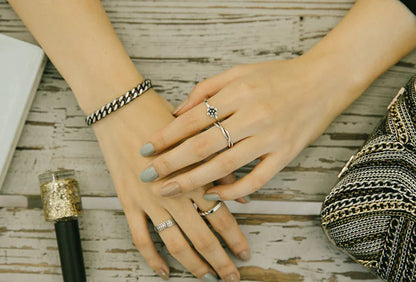 Open Ring, Twisted Ring, Wave Pattern Ring