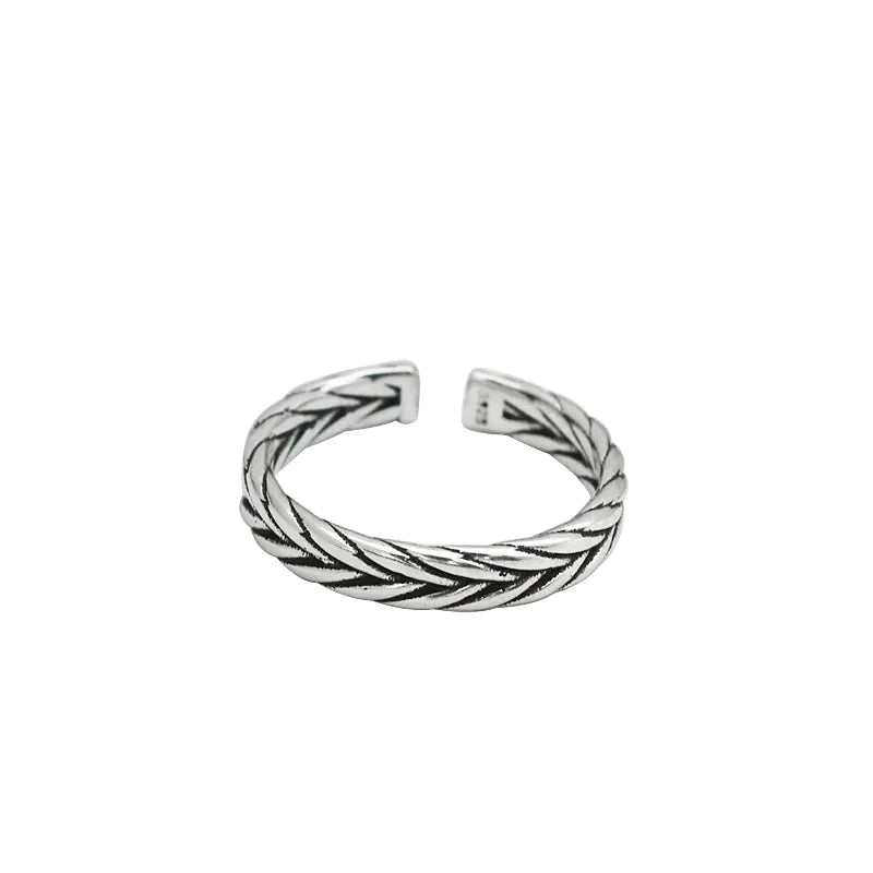 Twisted Braided Ring - Weaved Design Ring