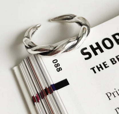 Open Ring, Twisted Ring, Wave Pattern Ring