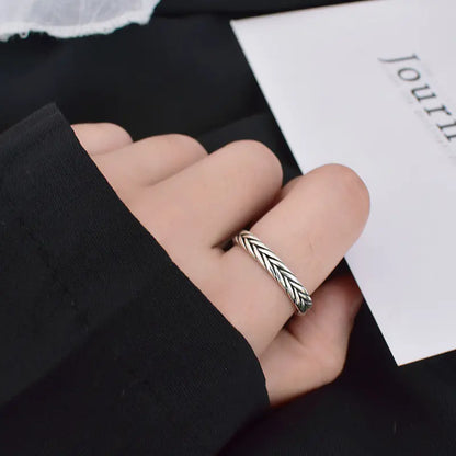 Twisted Braided Ring - Weaved Design Ring